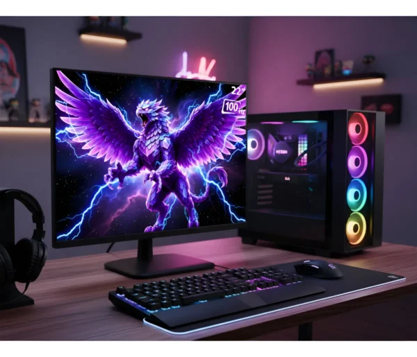 Pc Gamer Rgb Ryzen 5 5600g + 16gb +ssd 500 + Monitor 22 @pd