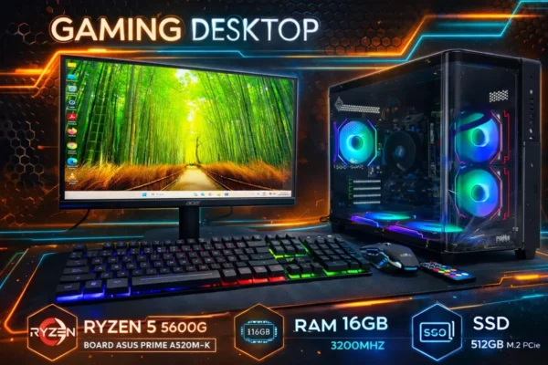 D_NQ_NP_2X_866353-MCO105666658724_012026-F Torre Gamer Rgb Ryzen 5 5600g + Monitor 22 100 Hz