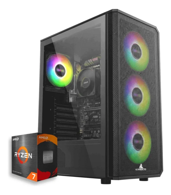 Pc Gamer Ryzen 7 5700g -16gb Ddr4- 512gb M.2 Monitor 27 Ips